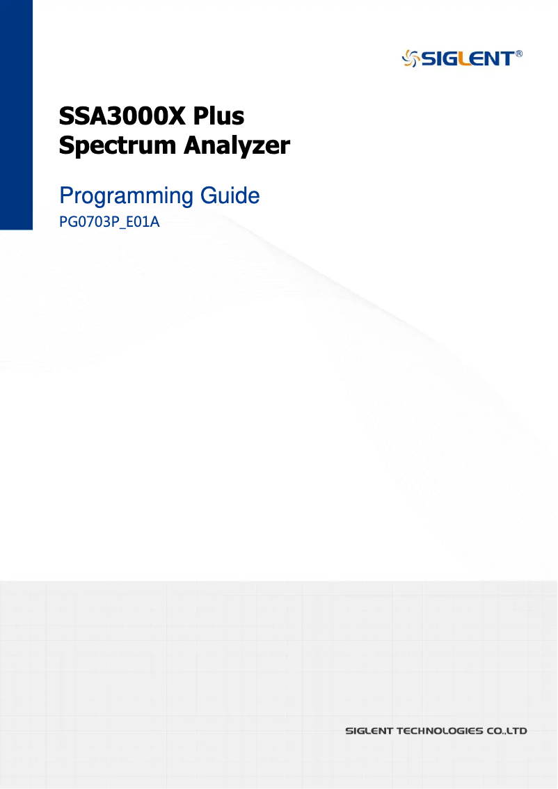 Image de la première page du manuel de l'appareil SSA3021X Plus