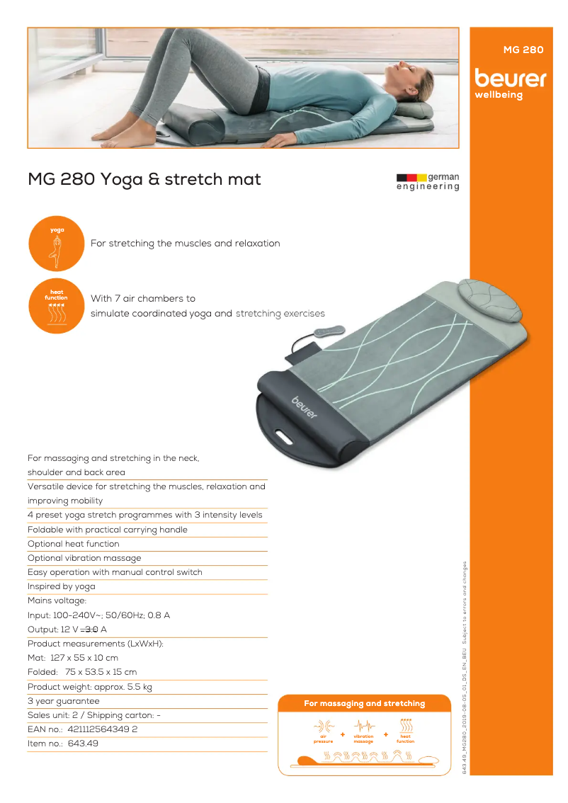 Image de la première page du manuel de l'appareil MG 280