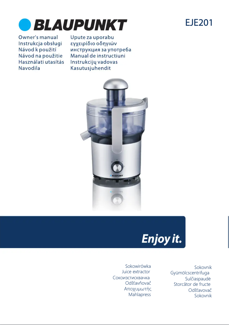 Page n°1 - Manuel utilisateur Blaupunkt EJE201