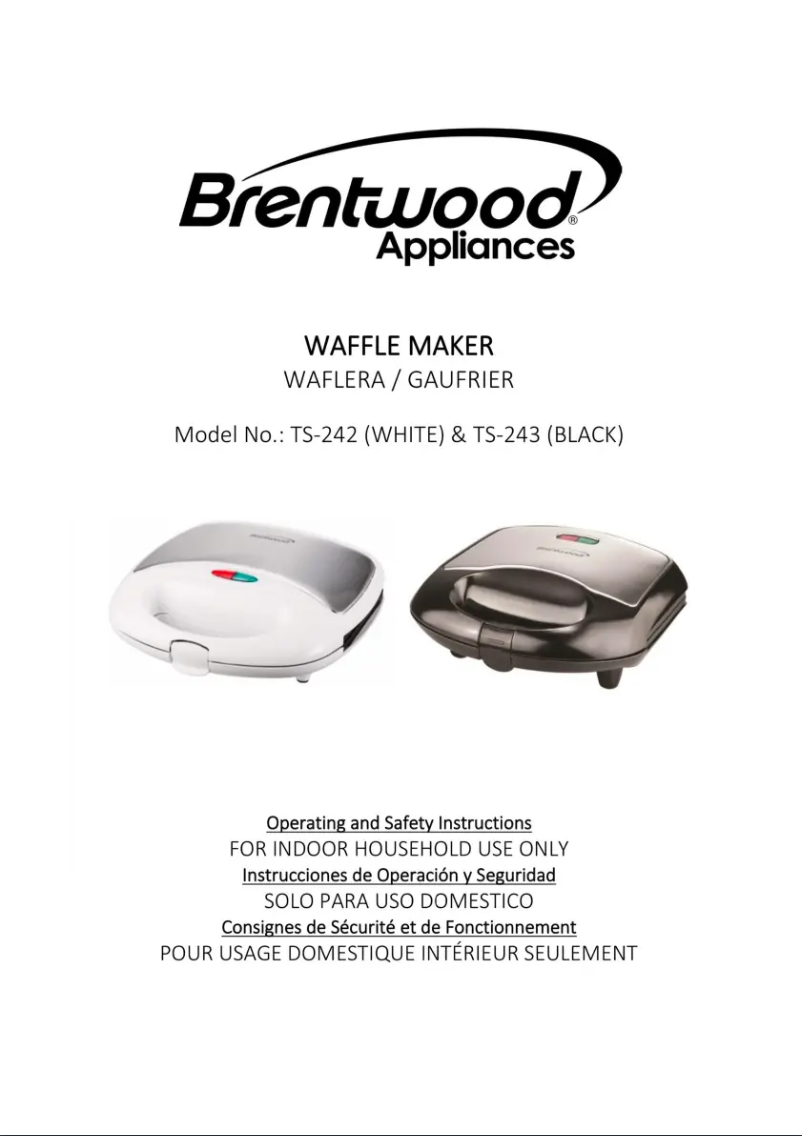 Page n°1 - Manuel utilisateur Brentwood TS-243