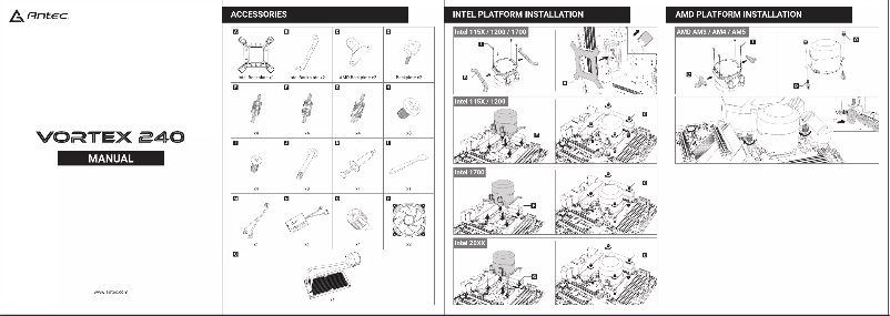 Imagen de la primera página del manual del dispositivo Vortex 360