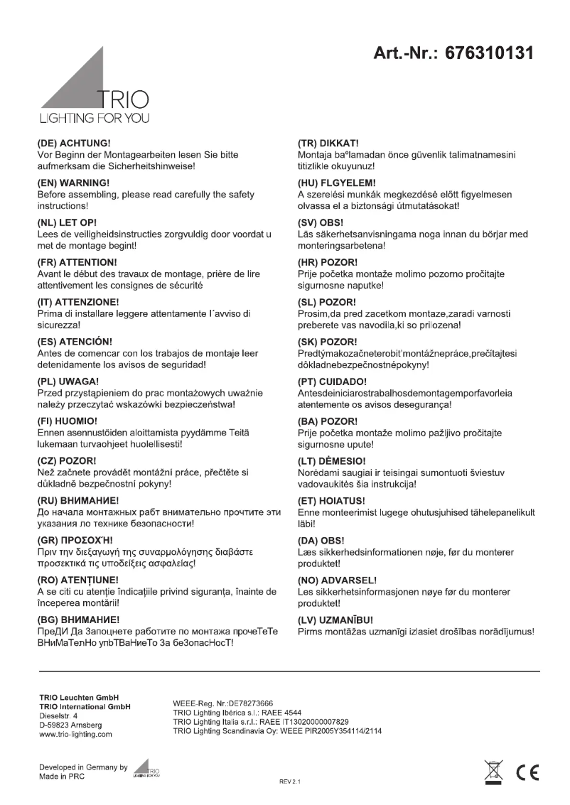 Image de la première page du manuel de l'appareil Solitaire 676310131