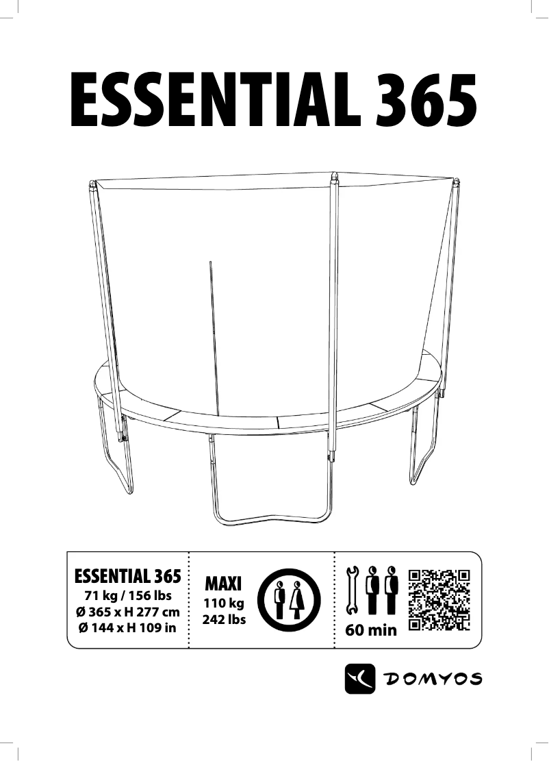 Image de la première page du manuel de l'appareil ES 365