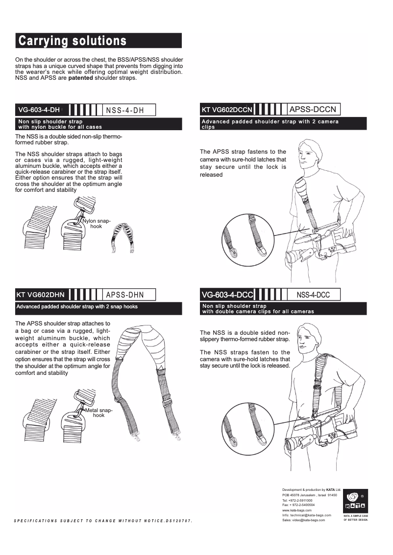 Page 1 de la notice Manuel utilisateur Kata NSS-DCC