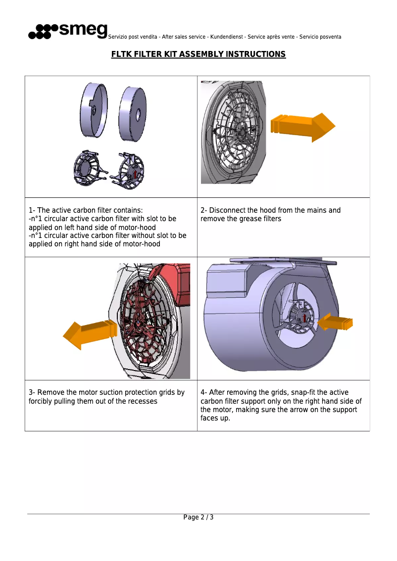 Page n°1 - Mode d'emploi Smeg FLTK-1