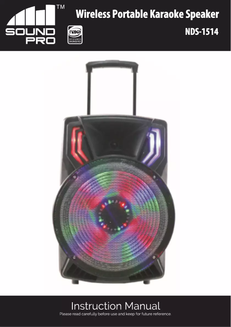 Imagen de la primera página del manual del dispositivo NDS-1514