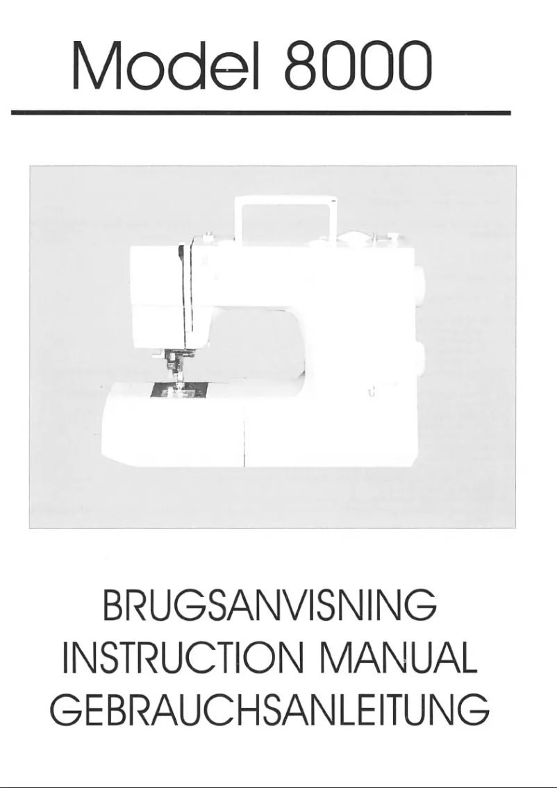 Image de la première page du manuel de l'appareil EVA Royal 8000