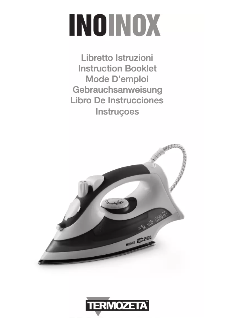 Page 1 de la notice Manuel utilisateur Termozeta Ino Inox