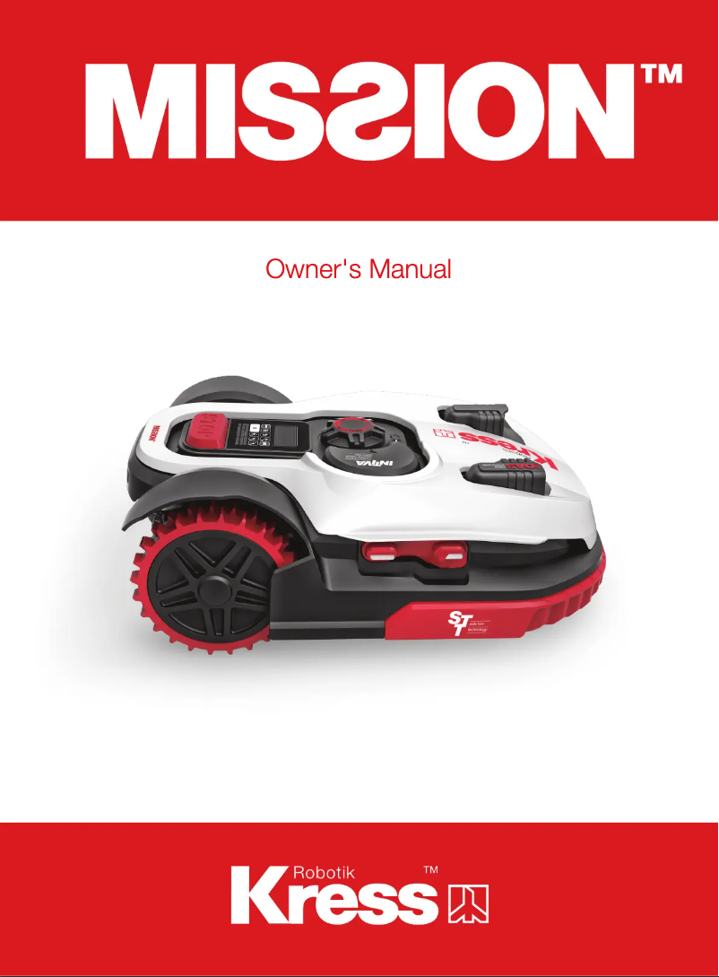 Image de la première page du manuel de l'appareil Mission 1500 KR122E