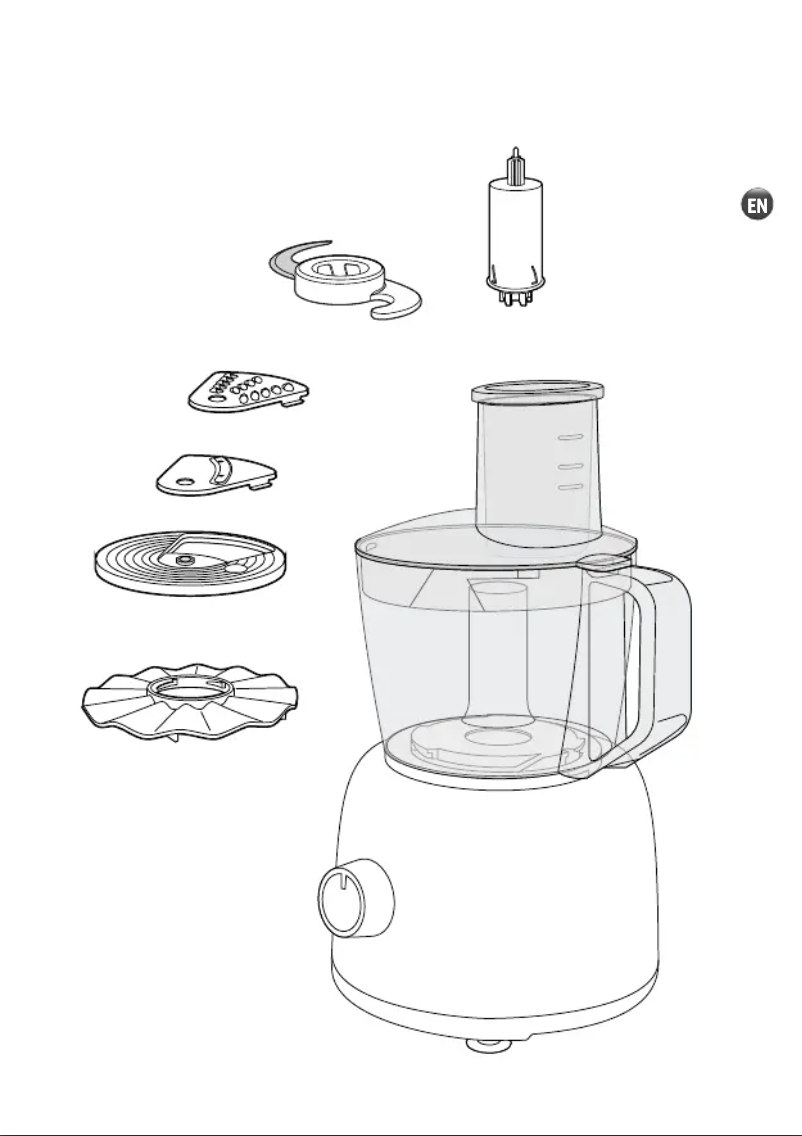Page 1 de la notice Manuel utilisateur Moulinex FP04