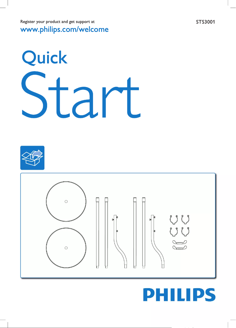 Page 1 de la notice Manuel utilisateur Philips STS3001