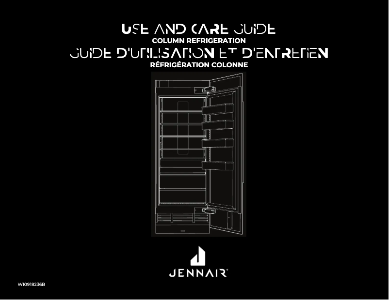 Page n°1 - Manuel utilisateur JennAir JKCPR181GL