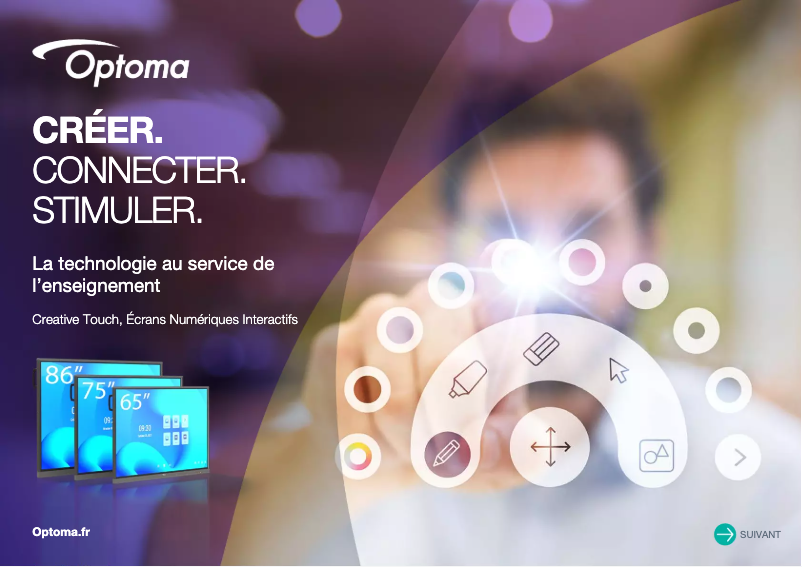 Page 1 de la notice Brochure Optoma 5862RK+