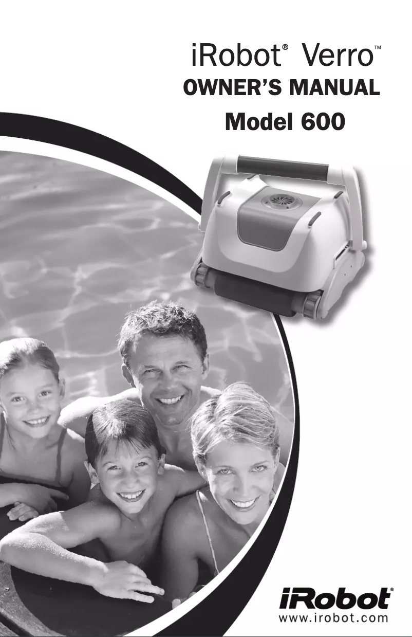 Page 1 de la notice Manuel utilisateur iRobot Verro 600