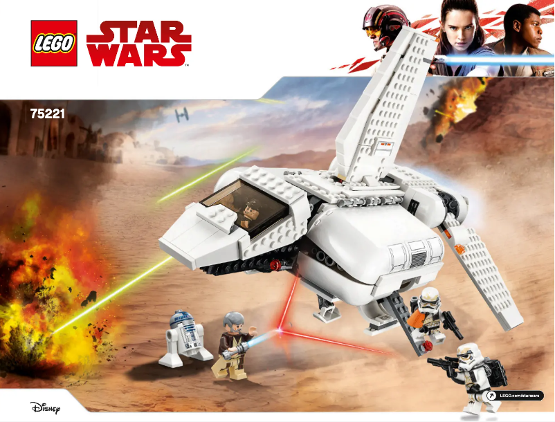 Page 1 de la notice Manuel utilisateur Lego Star Wars 75221