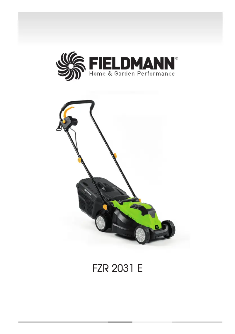 Page n°1 - Manuel utilisateur Fieldmann FZR 2031-E