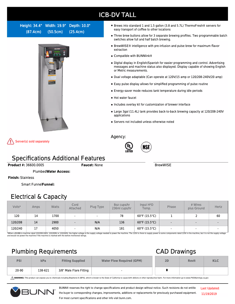 Image de la première page du manuel de l'appareil Infusion Series