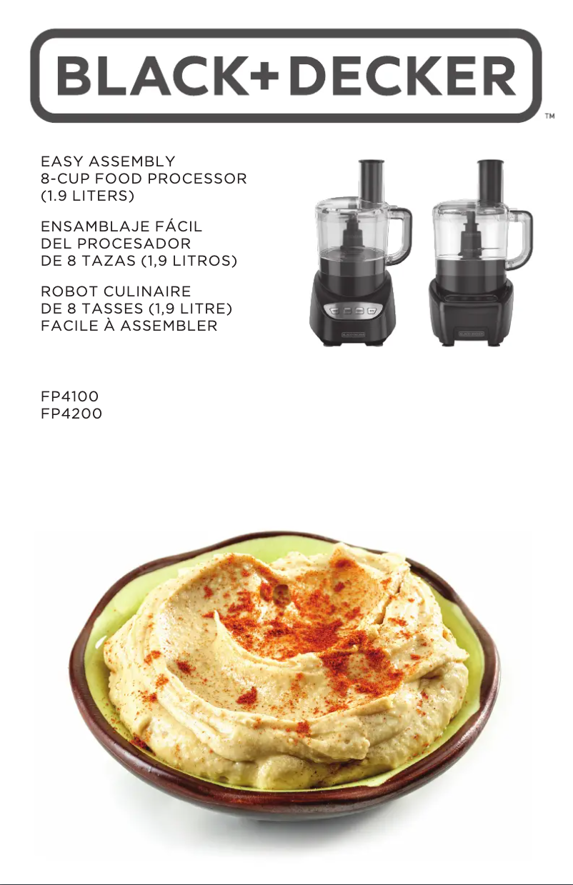 Image de la première page du manuel de l'appareil FP4200B