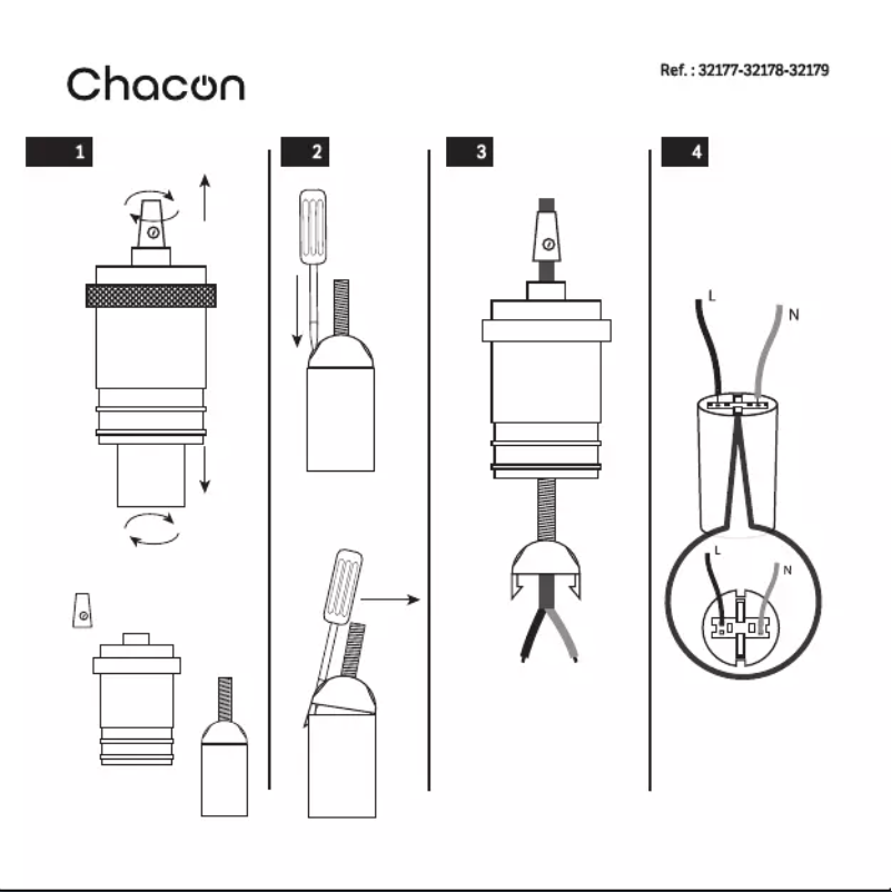 Page n°1 - Manuel utilisateur Chacon 32178
