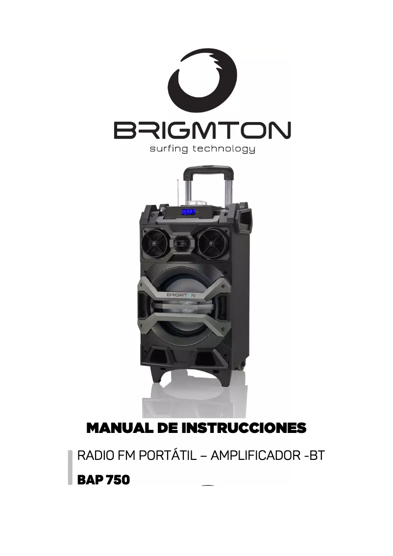 Image de la première page du manuel de l'appareil BAP-750