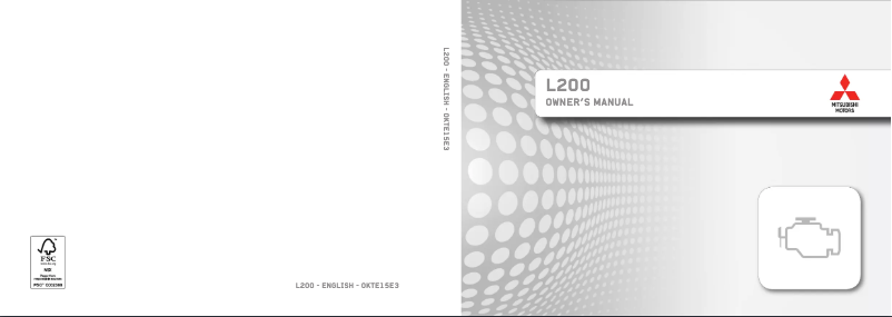 Image de la première page du manuel de l'appareil L200 (2015)