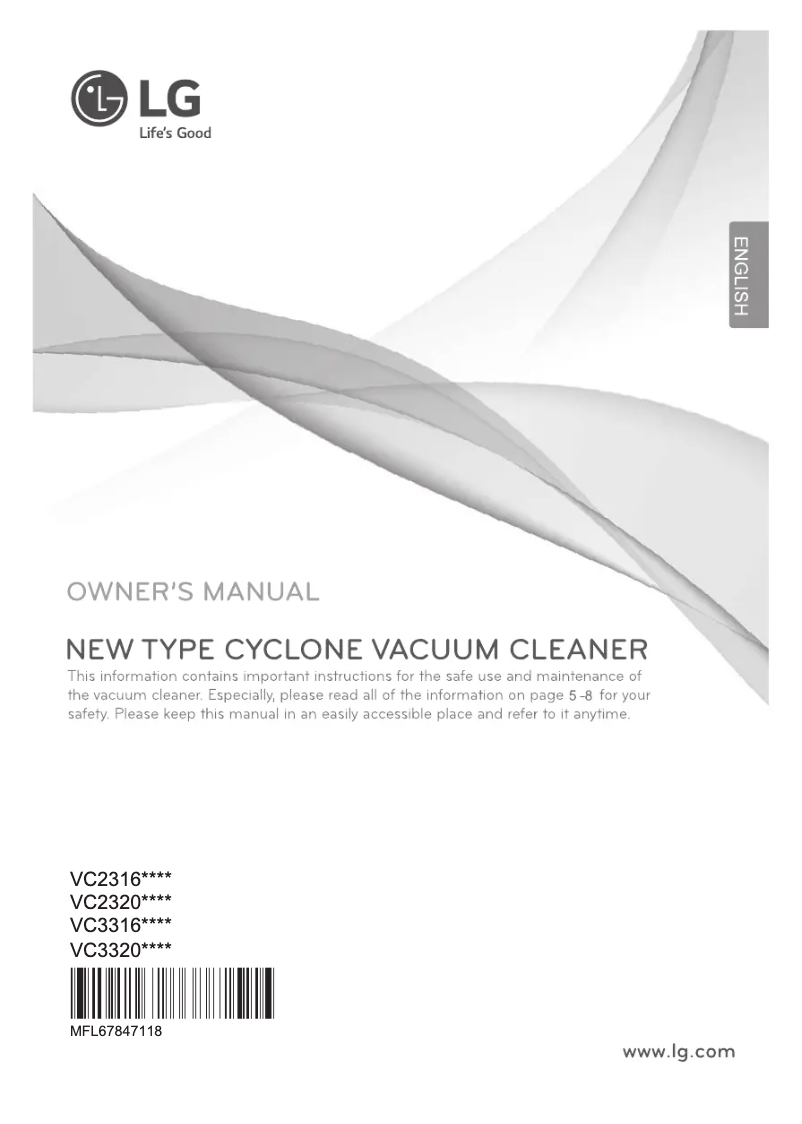 Image de la première page du manuel de l'appareil VC2320NNTP