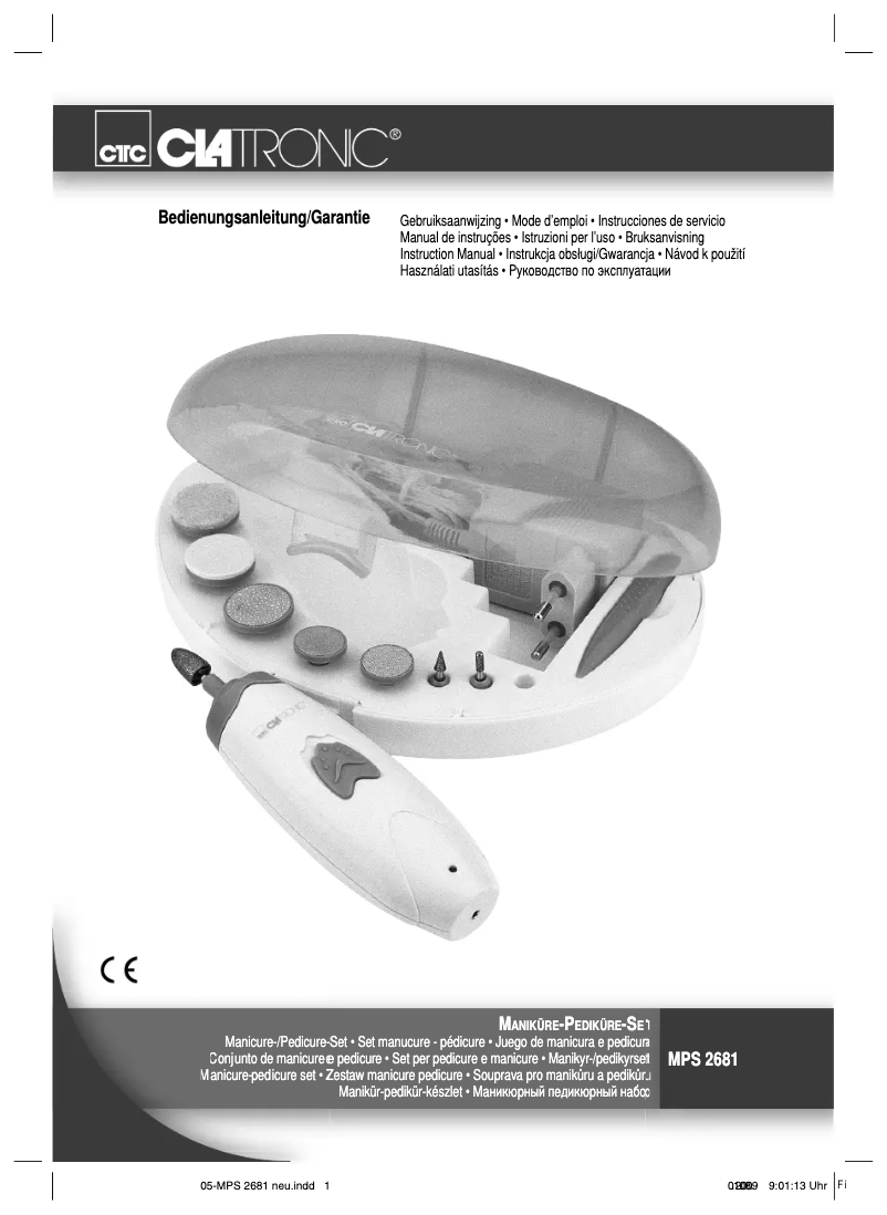 Página 1 del manual Manual de usuario Clatronic MPS 2681