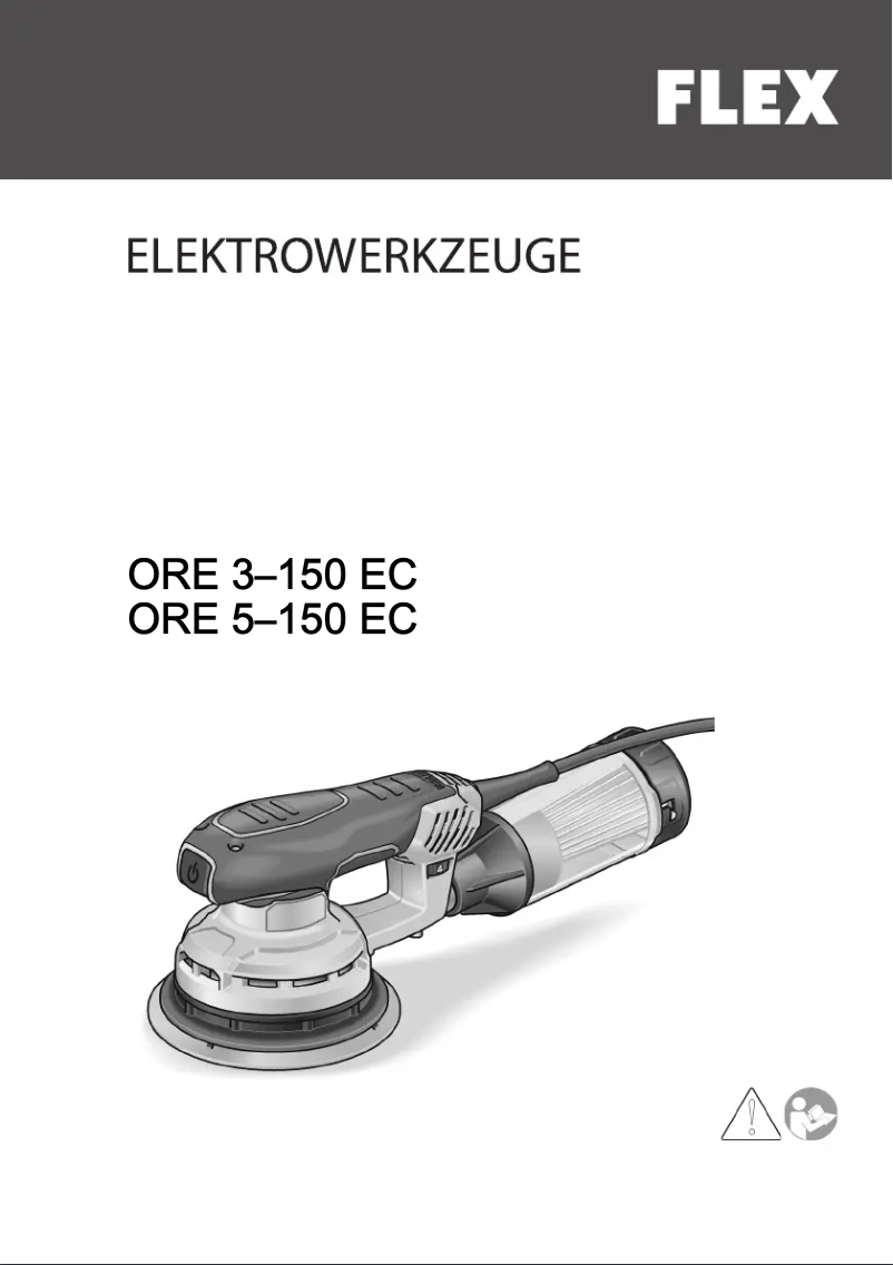 Page n°1 - Manuel utilisateur Flex ORE 5-150 EC