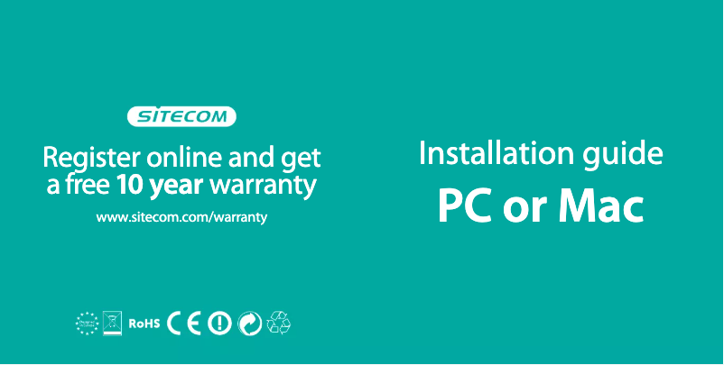 Page 1 de la notice Manuel utilisateur Sitecom WLX-2001