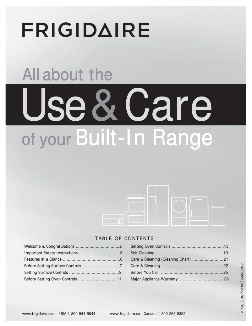 Image de la première page du manuel de l'appareil FFES3027LS