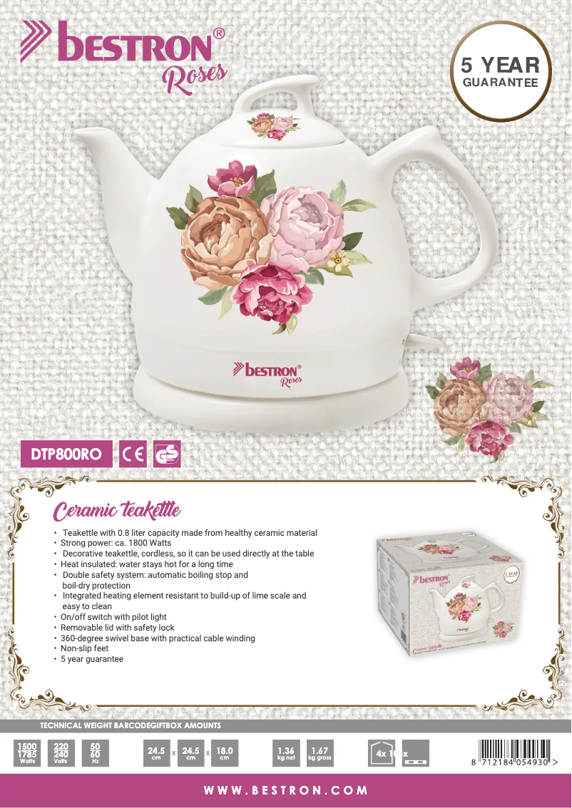 Image de la première page du manuel de l'appareil DTP800RO