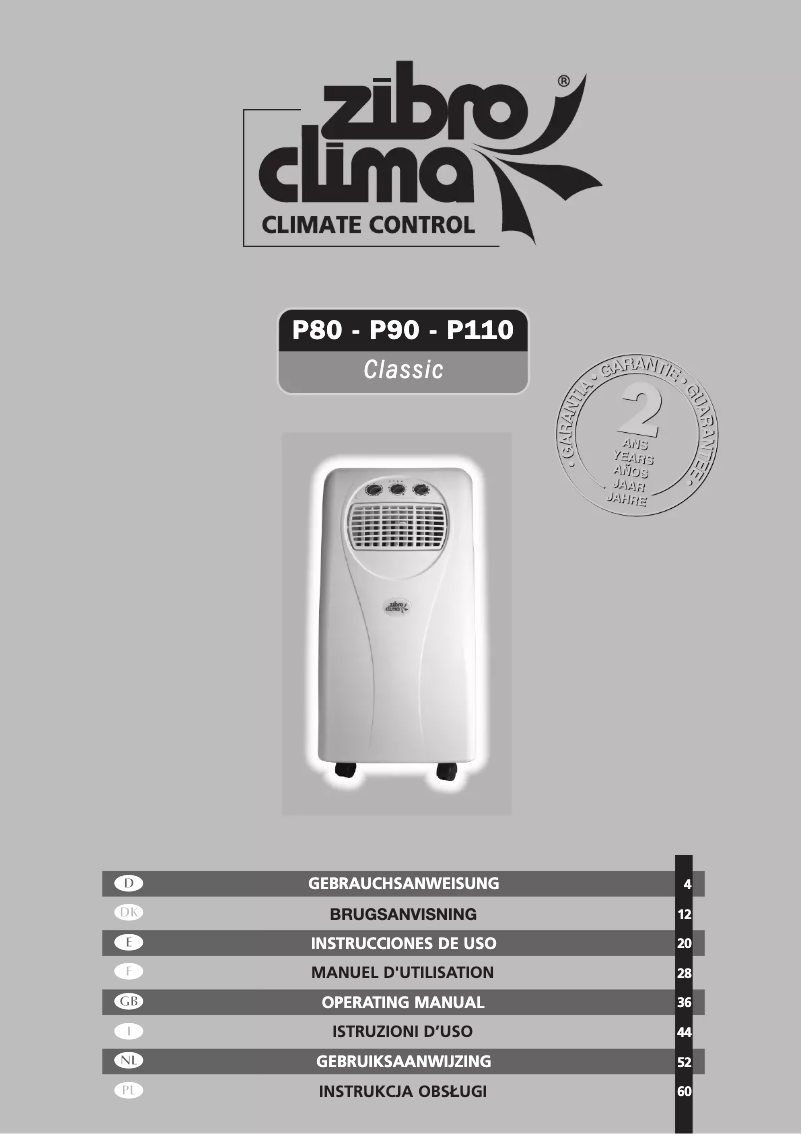 Image de la première page du manuel de l'appareil P 90