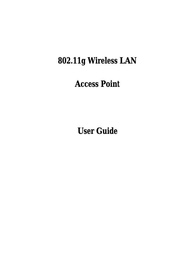 Image de la première page du manuel de l'appareil ENRXWI-G