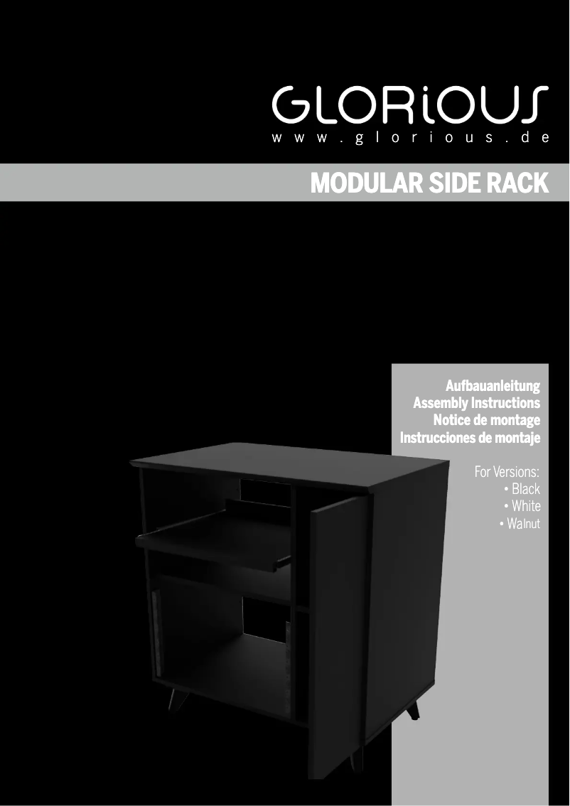 Page n°1 - Manuel utilisateur Glorious Modular Side Rack