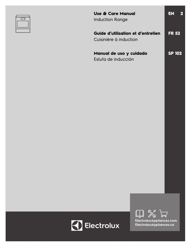 Image de la première page du manuel de l'appareil ECFI3668AS