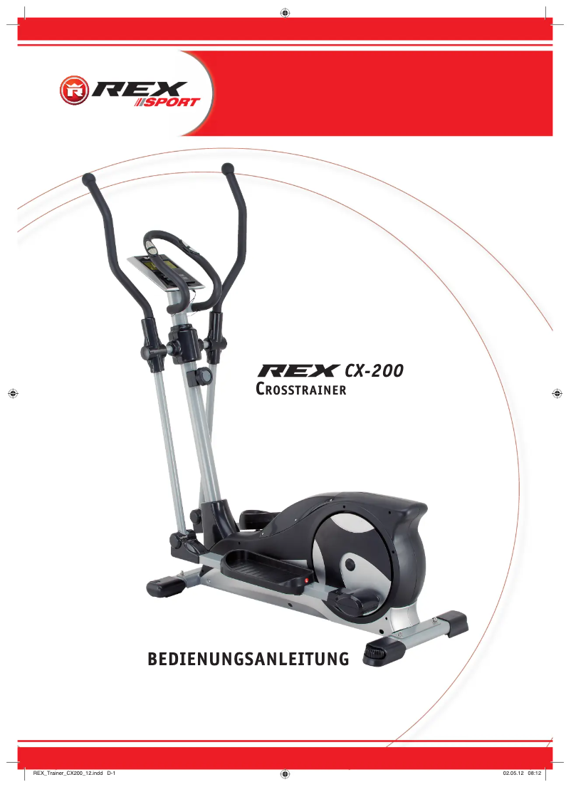 Page 1 de la notice Manuel utilisateur Rex CX-200