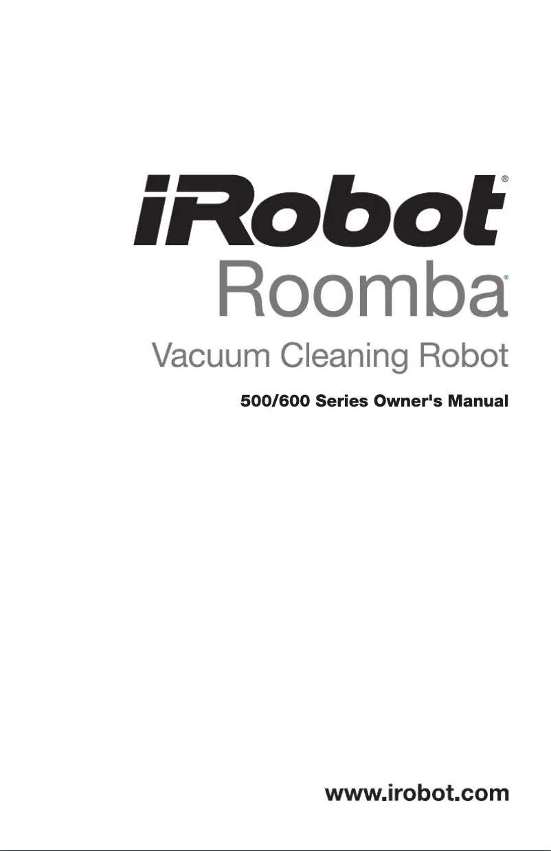 Página 1 del manual Manual de usuario iRobot Roomba 572