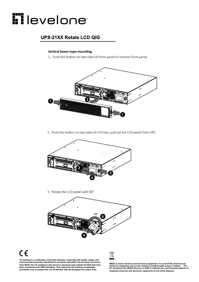Image de la première page du manuel de l'appareil UPS-2101