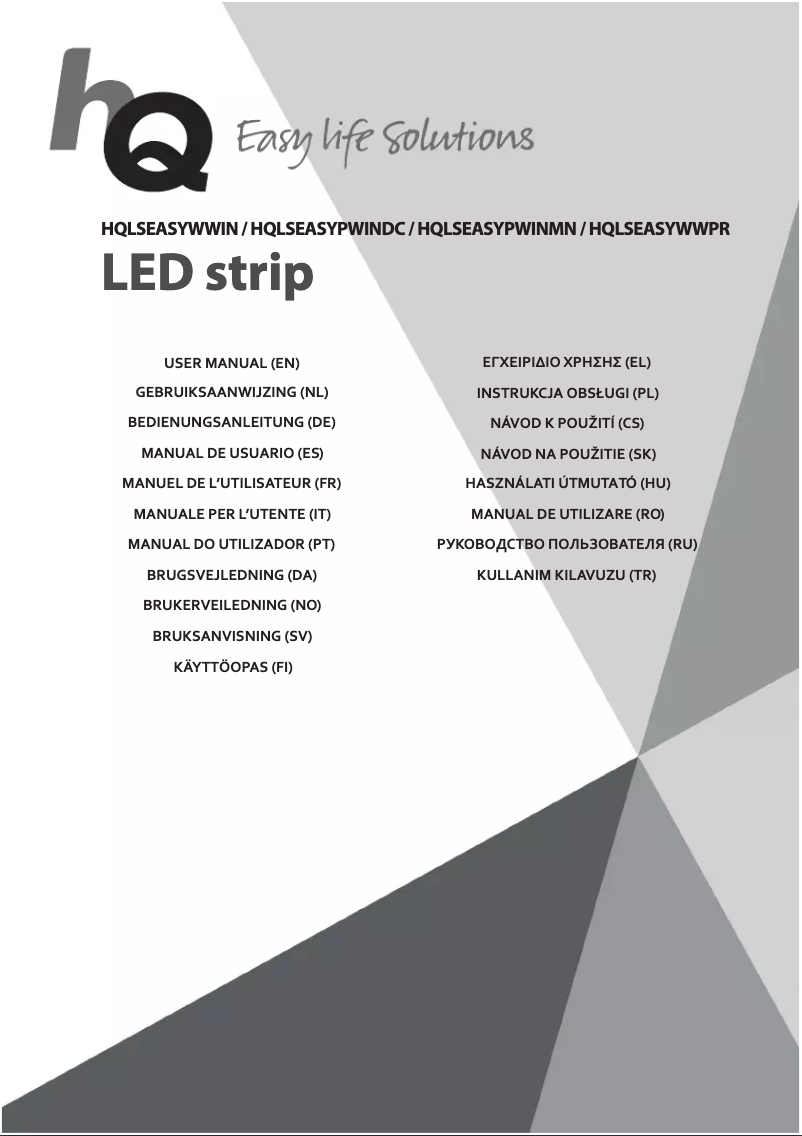 Page 1 de la notice Manuel utilisateur HQ HQLSEASYWWPR