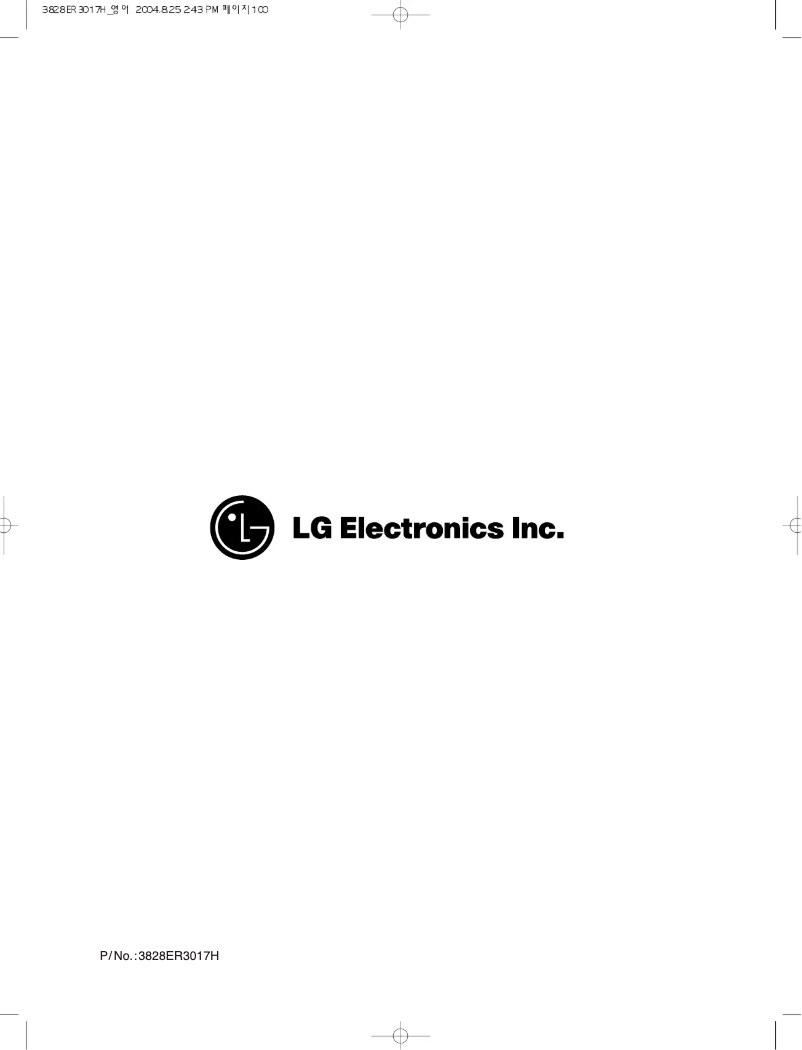 Image de la première page du manuel de l'appareil WM2432HW