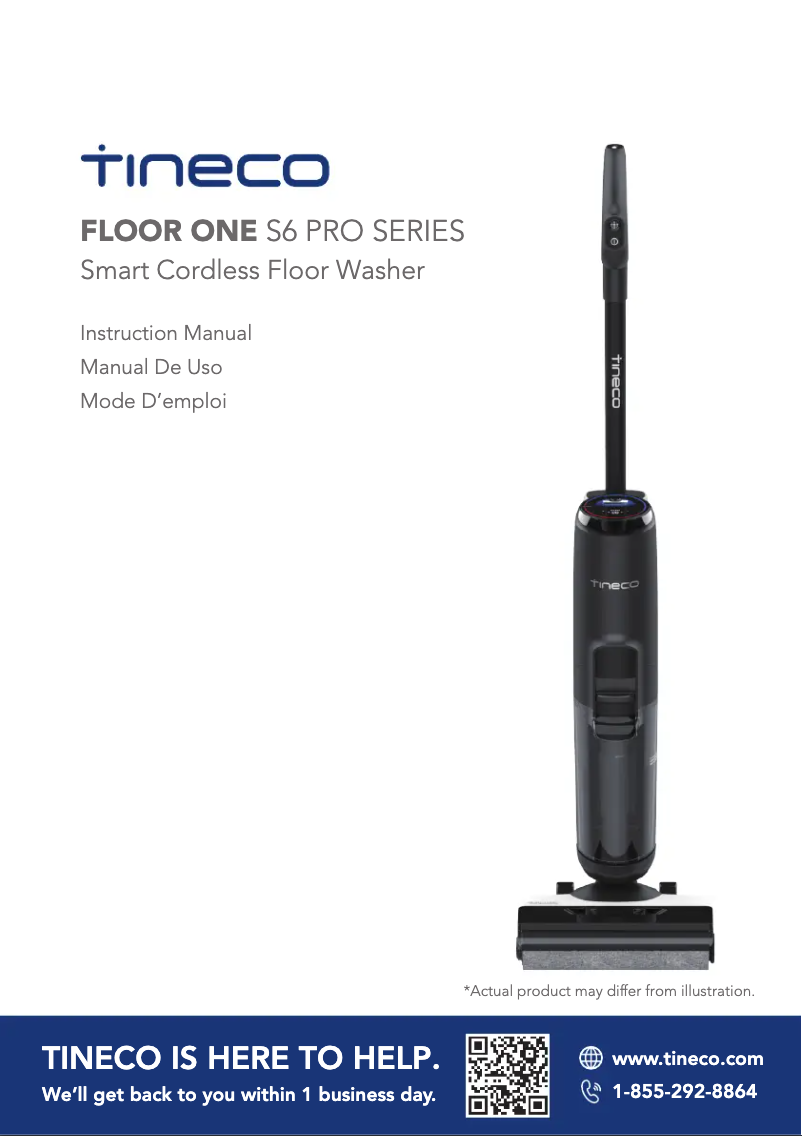 Page n°1 - Manuel utilisateur Tineco Floor One S6 Extreme Pro iLoop Smart