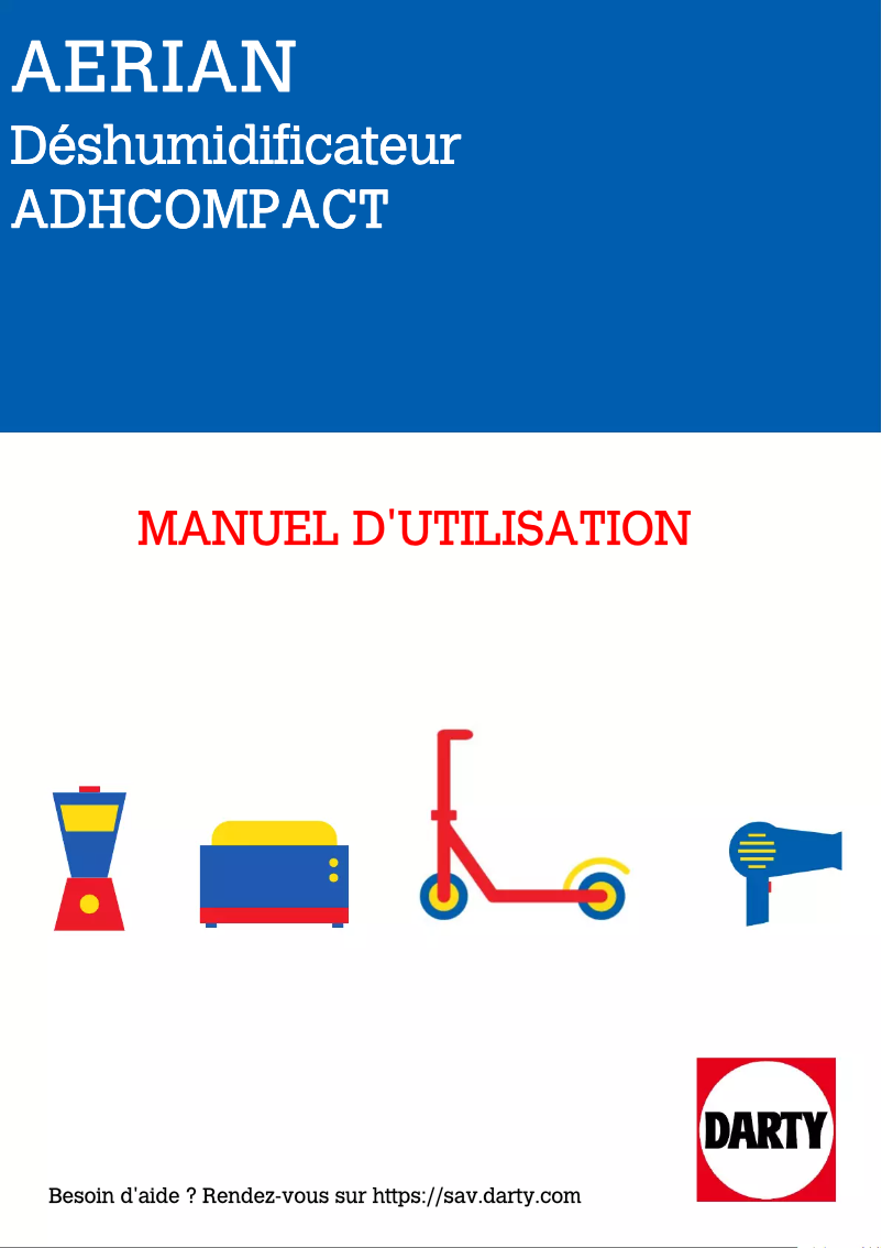 Image de la première page du manuel de l'appareil ADHCOMPACT