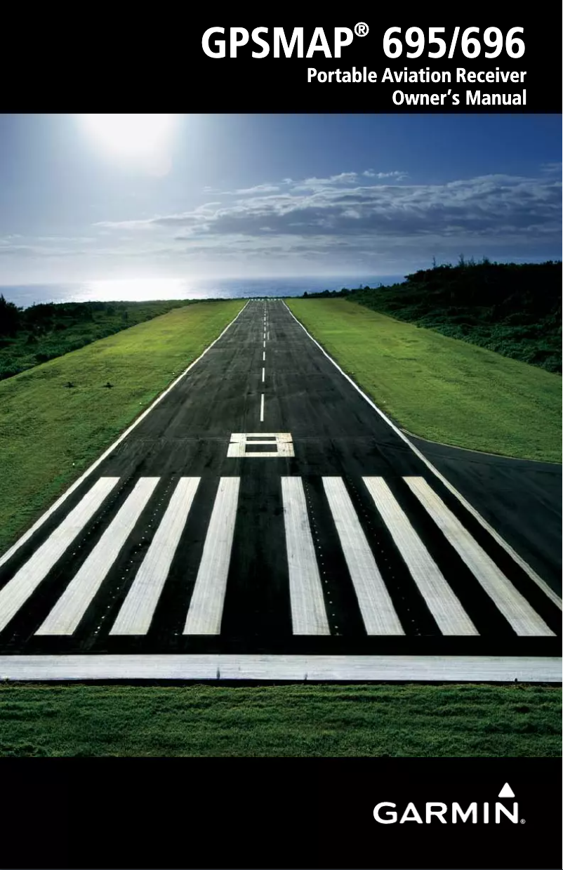 Page 1 de la notice Manuel utilisateur Garmin GPSMAP 695