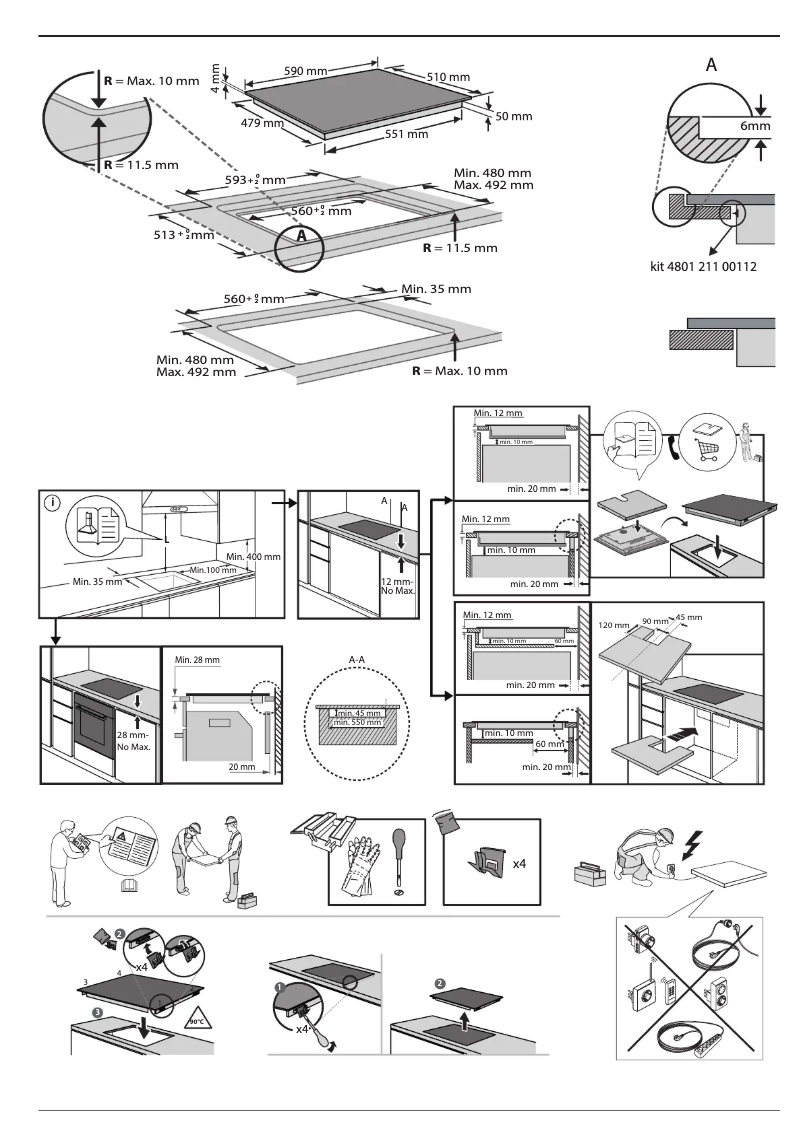 Page 1 of the manual User Manual Hotpoint HB 4860C CPNE