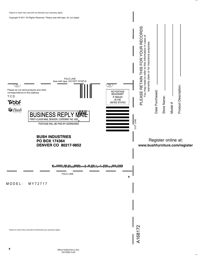 Image de la première page du manuel de l'appareil Montrese MY72717-03