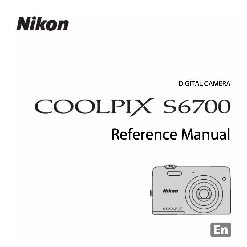 Image de la première page du manuel de l'appareil Coolpix S6700