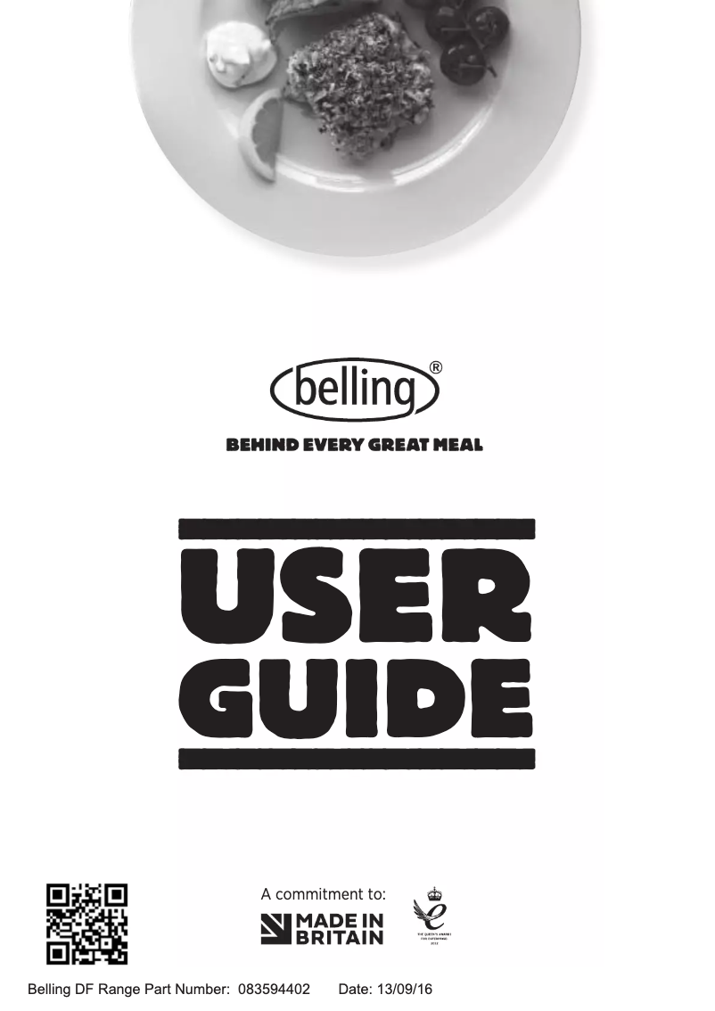 Página 1 del manual Manual de usuario Belling Farmhouse 90 DFT