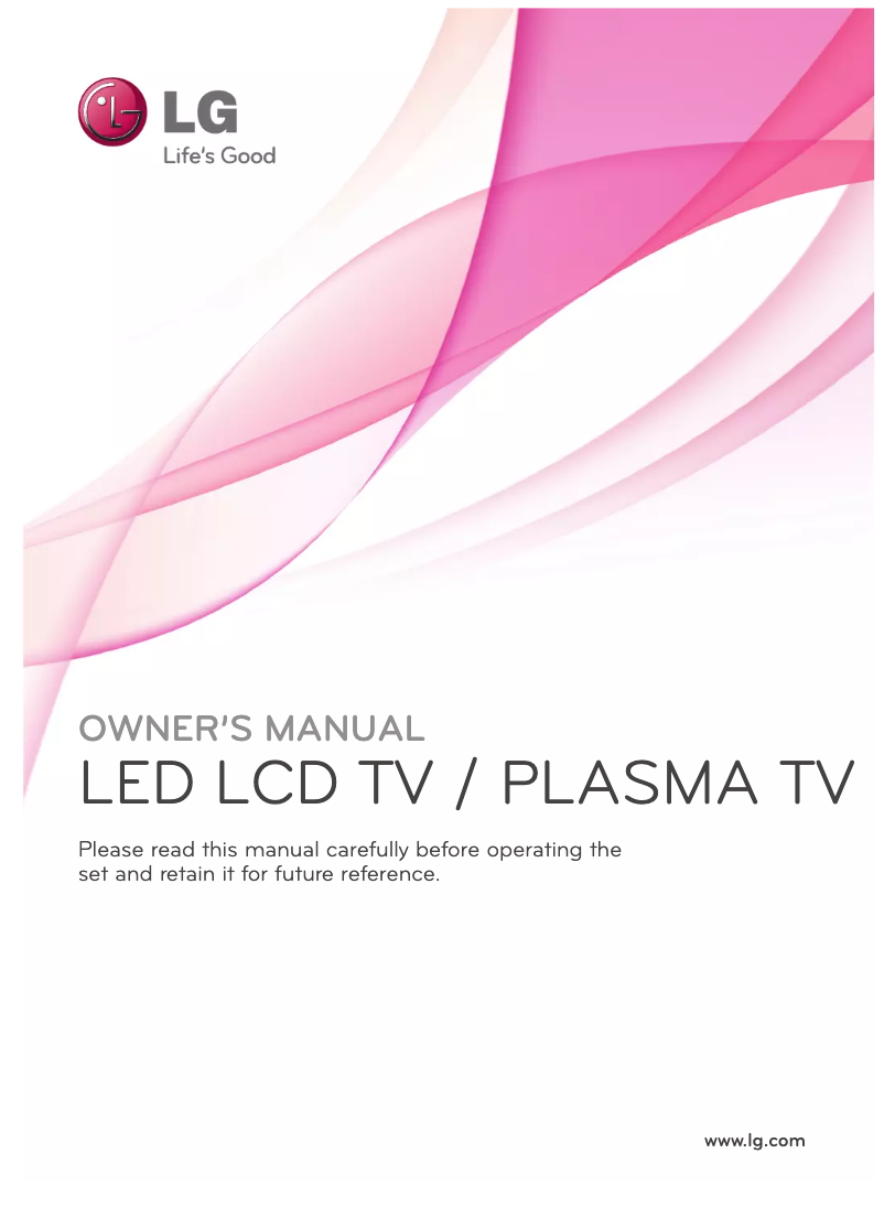 Page n°1 - Manuel utilisateur LG 42LW6500