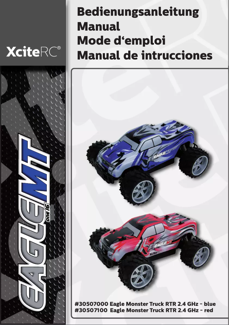 Page n°1 - Manuel utilisateur XciteRC Eagle Monster Truck M