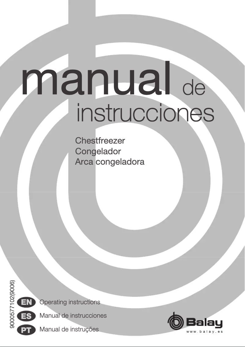 Page 1 de la notice Manuel utilisateur Balay 3HEB9035